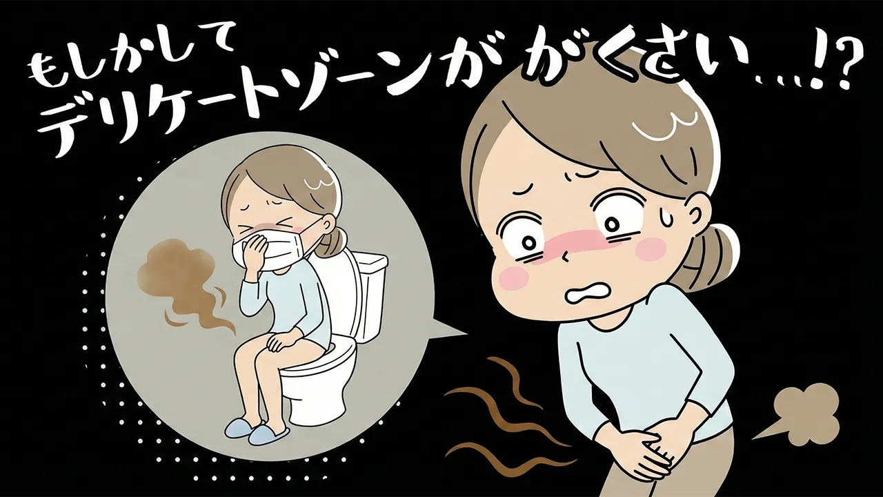 もしかしてデリケートゾーンがくさい...!?