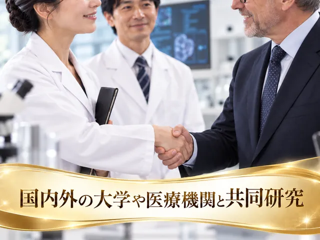 大学や医療機関と共同研究